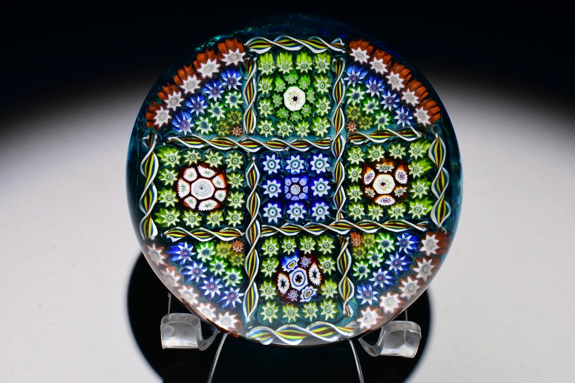 Perthshire Millefiori Chequerboard 1979