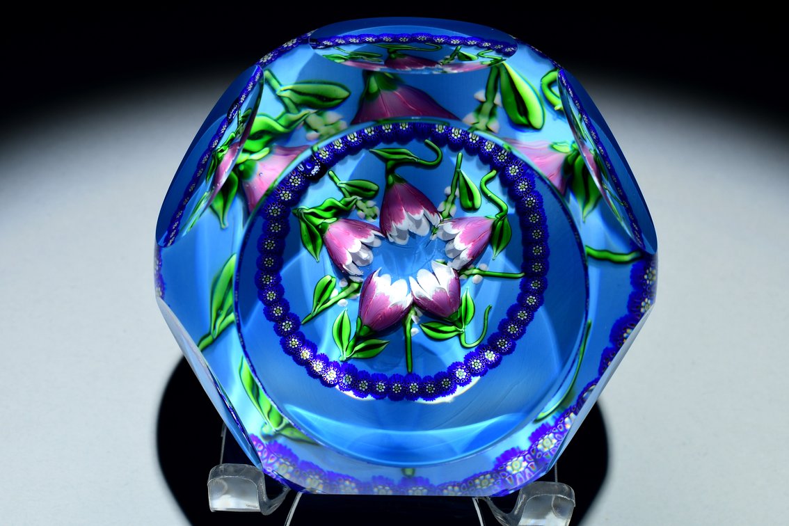 St. Louis Campanules Floral Lampwork 1996