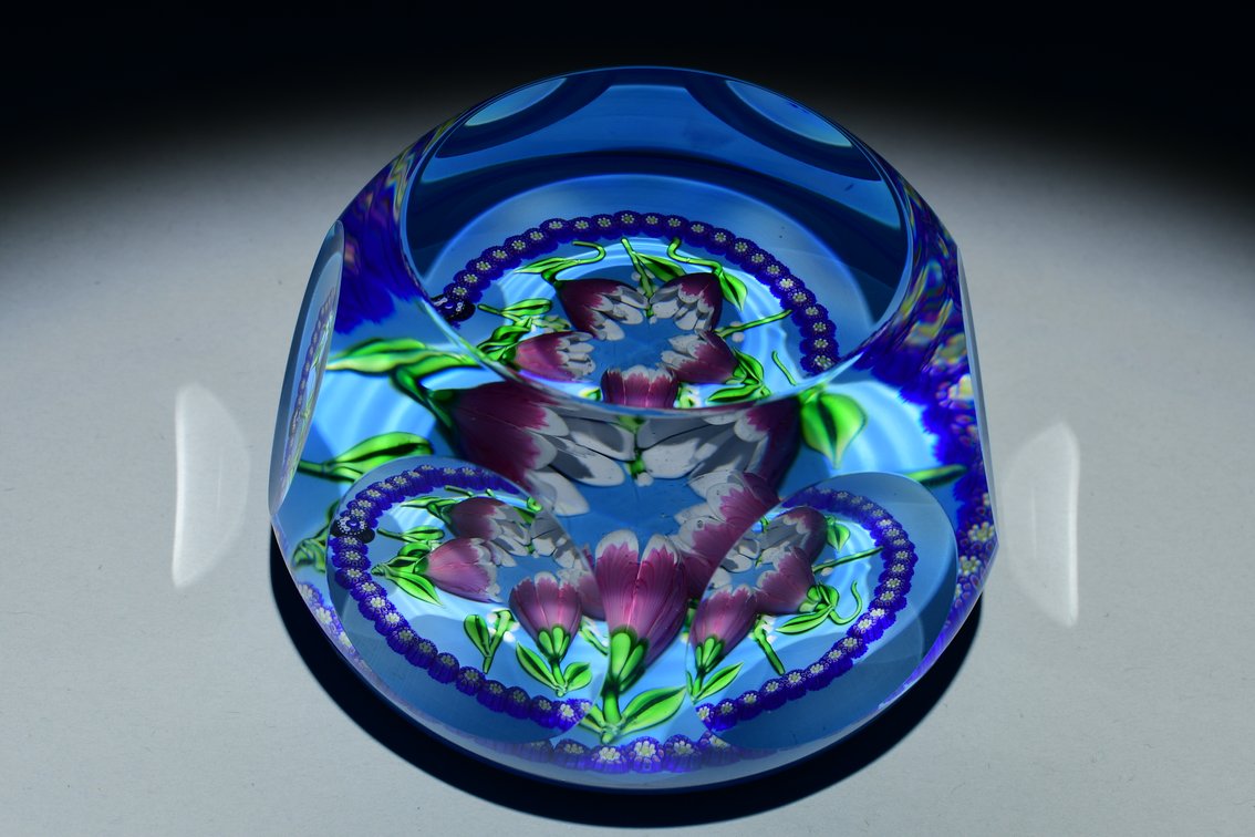 St. Louis Campanules Floral Lampwork 1996