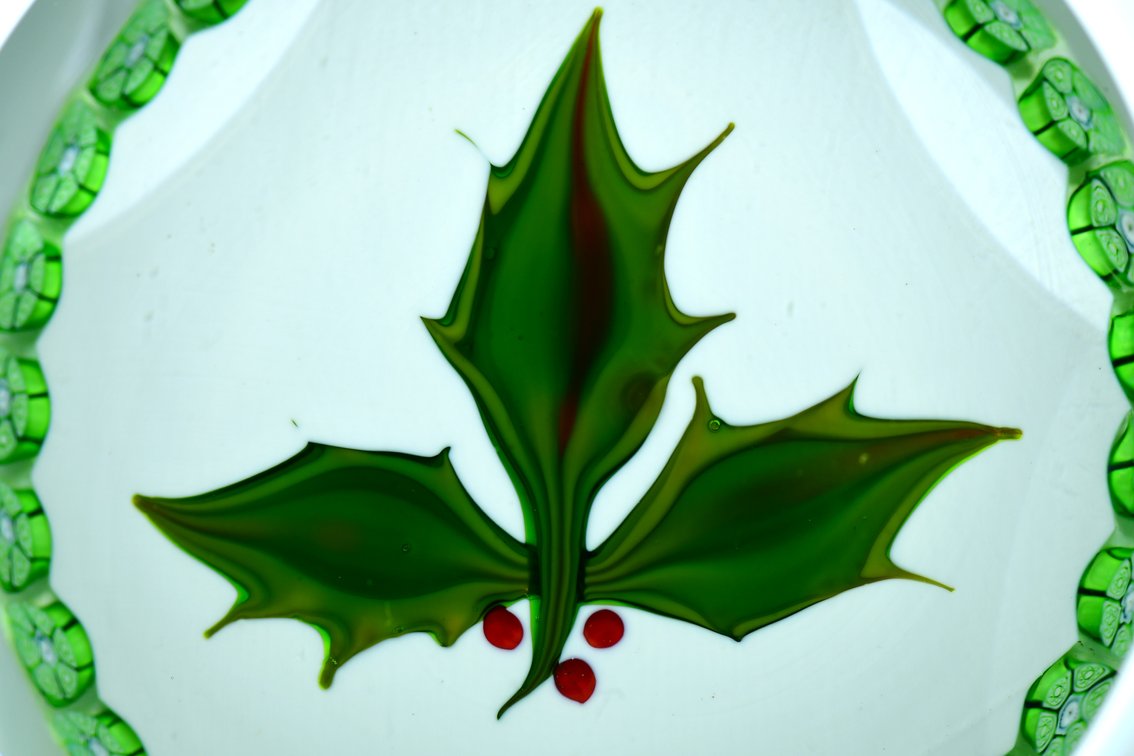 Perthshire Christmas Holly Sprig 1978