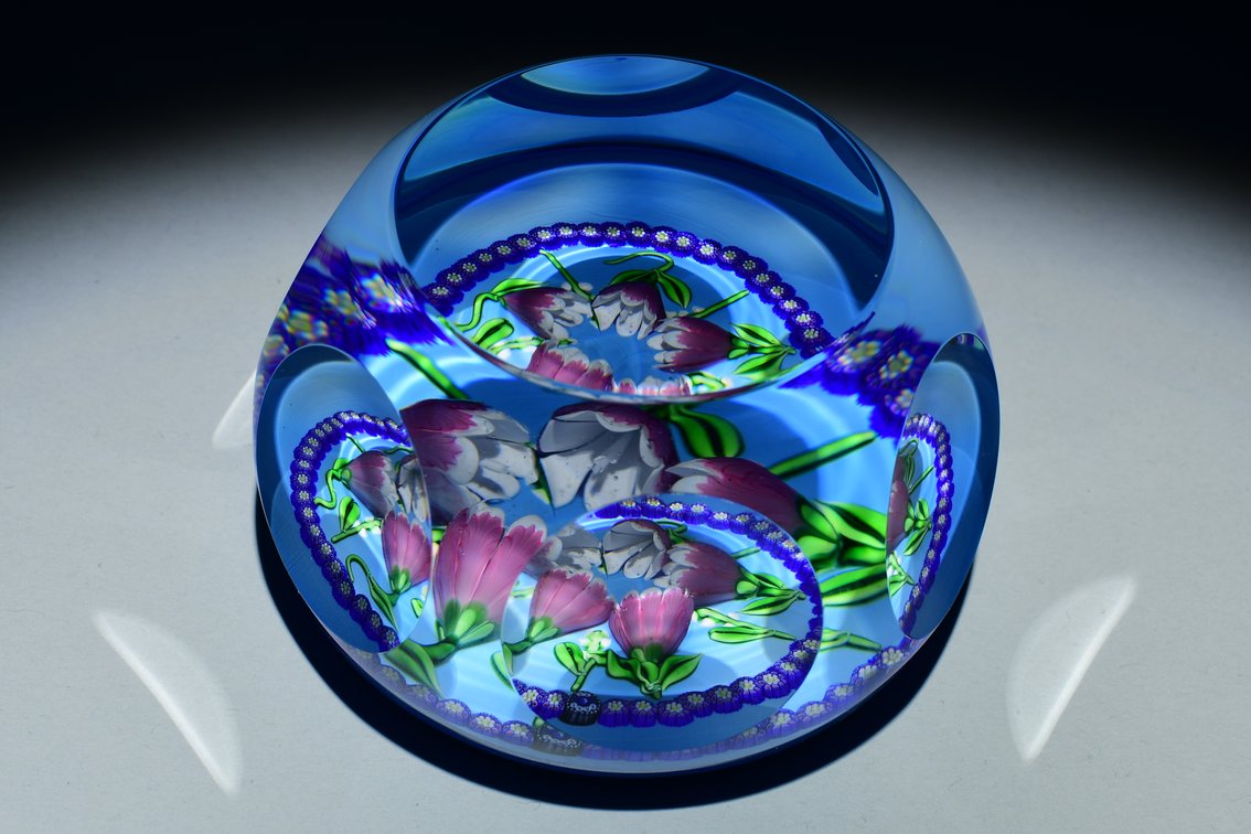 St. Louis Campanules Floral Lampwork 1996