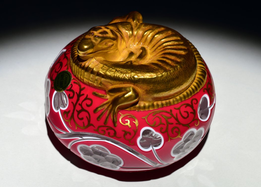 St. Louis Gilded Coiled Lizard 1980