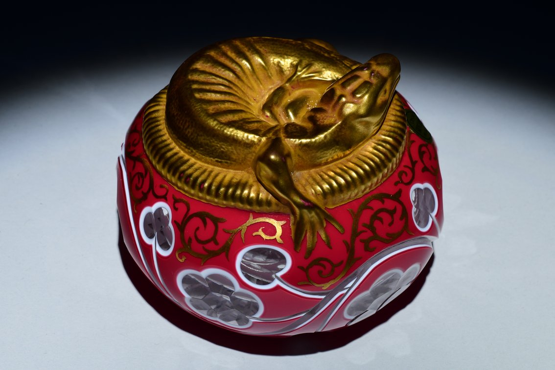 St. Louis Gilded Coiled Lizard 1980