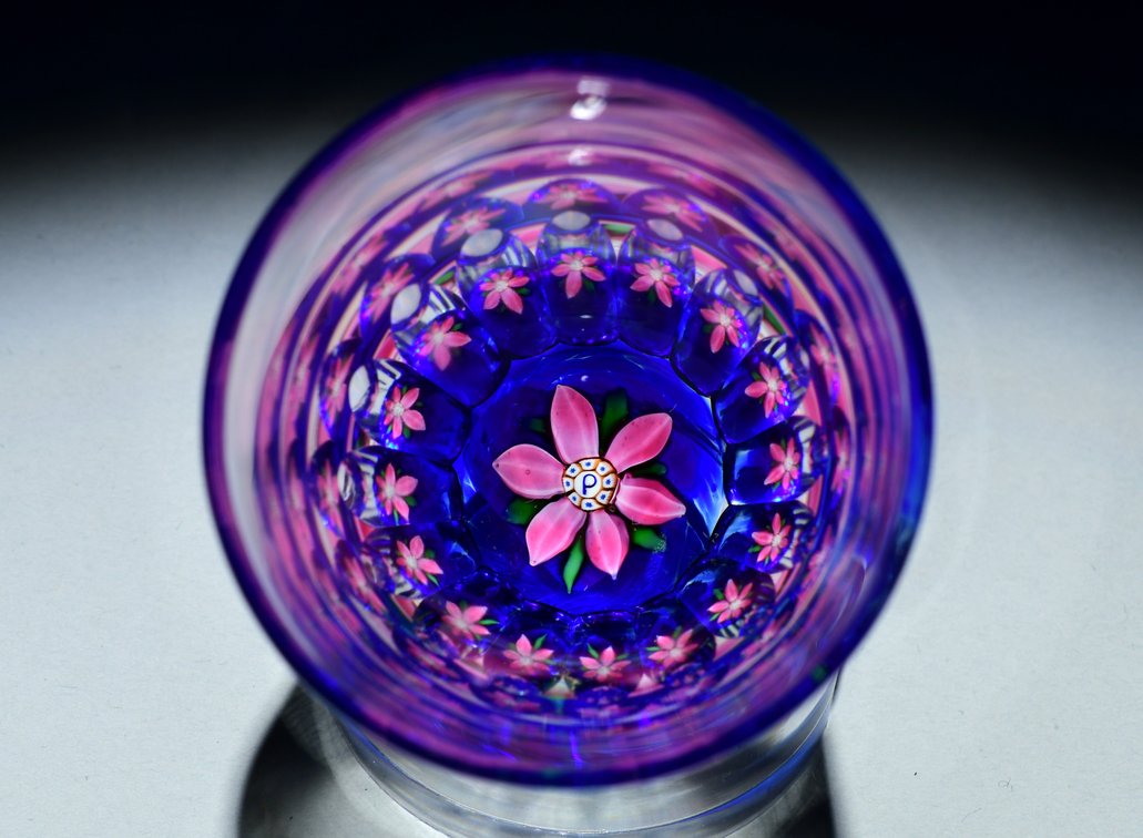Perthshire Faceted Floral Shot Glass