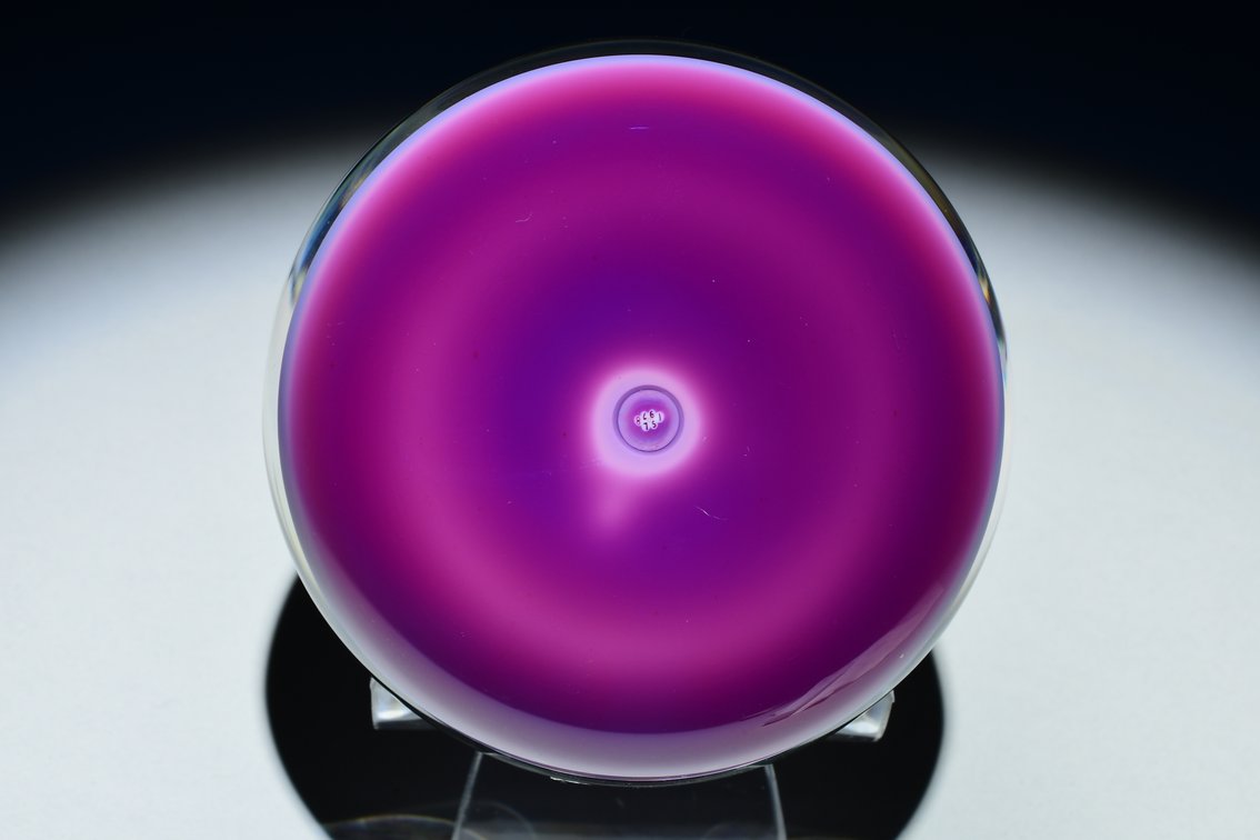 St. Louis Faceted Lampwork Rose 1978