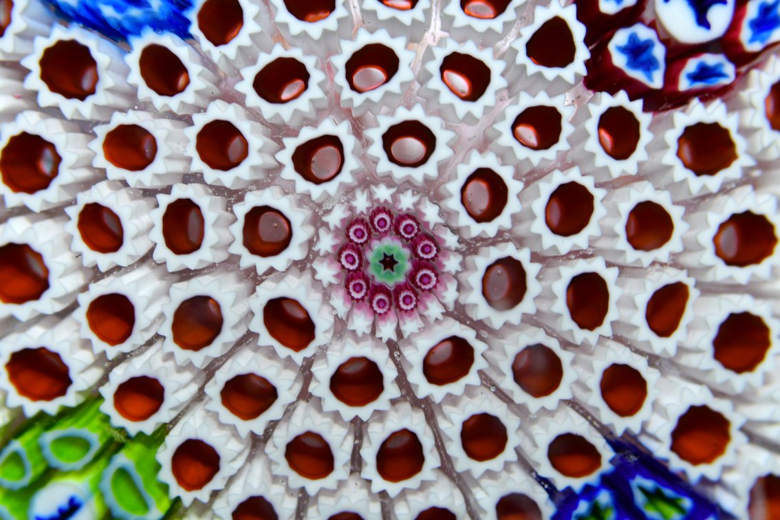 St. Louis Silhouette Millefiori Carpet Ground 1978