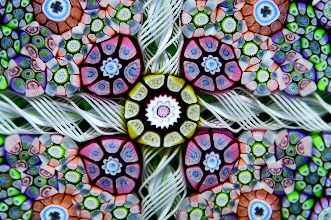 Perthshire Patterned Segmented Millefiori 1985
