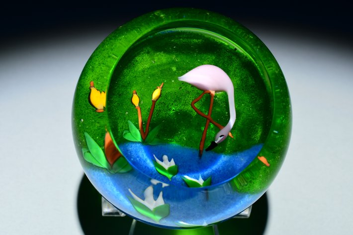 Perthshire Flamingo Scene Motif 1982