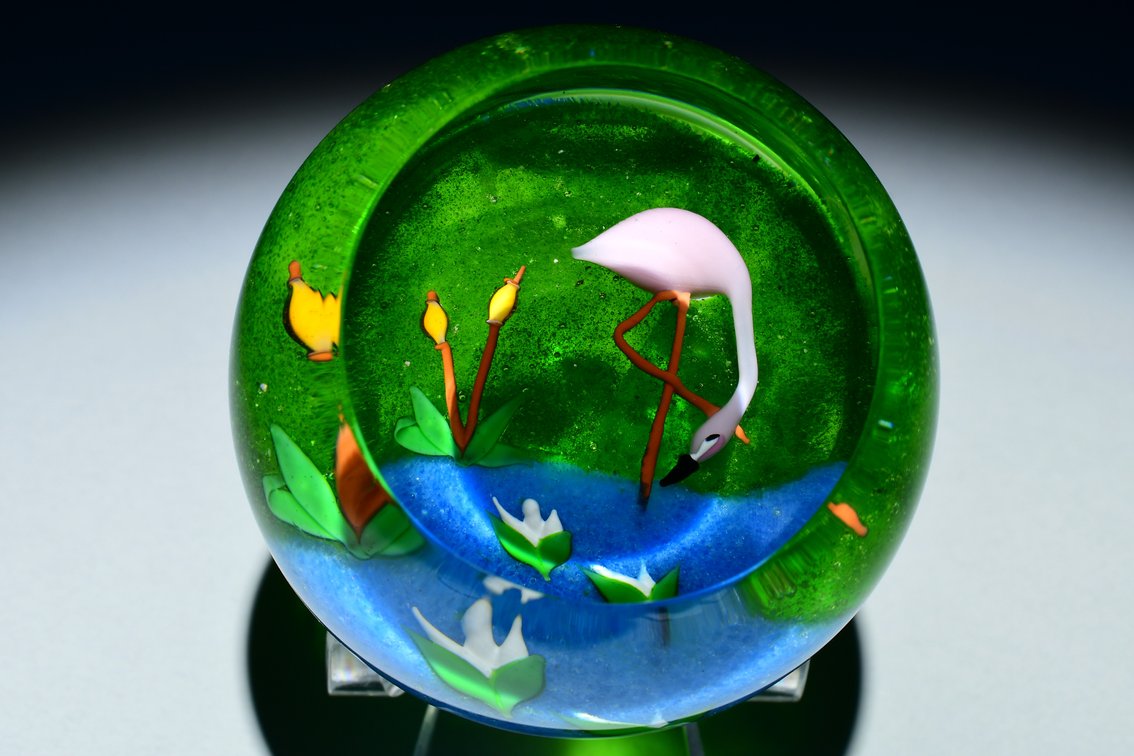 Perthshire Flamingo Scene Motif 1982