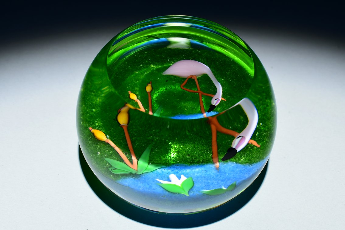 Perthshire Flamingo Scene Motif 1982