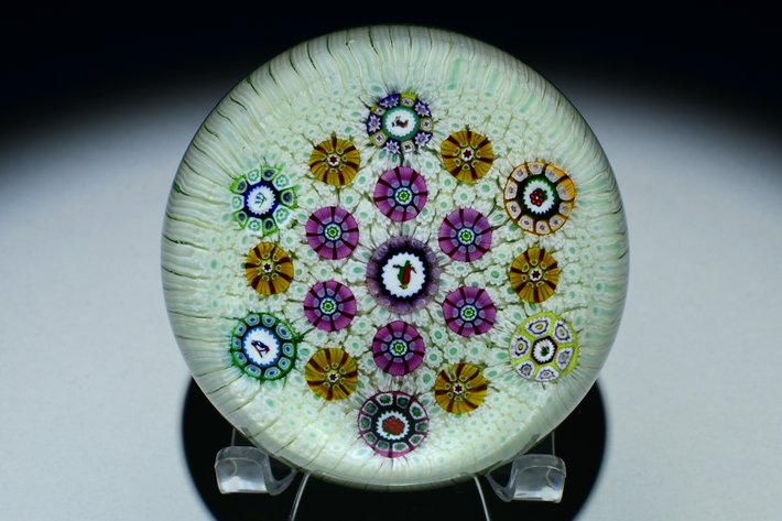 Perthshire Spaced Millefiori Basket 1977