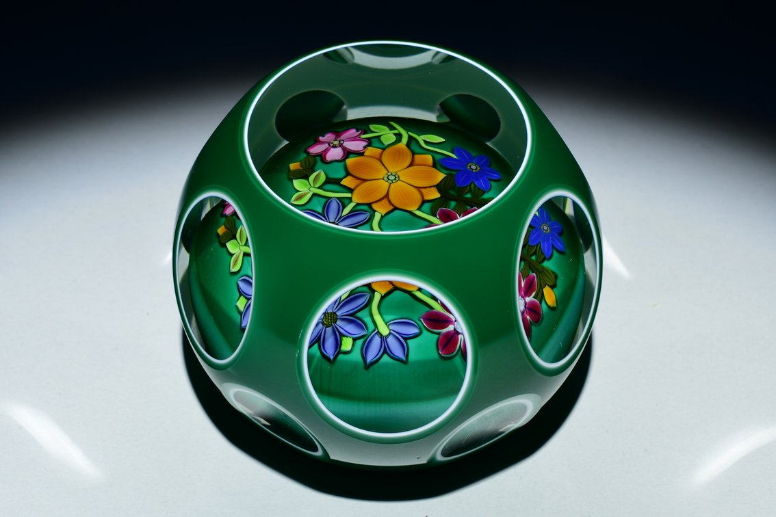 Perthshire Faceted Floral Motif Overlay 1996