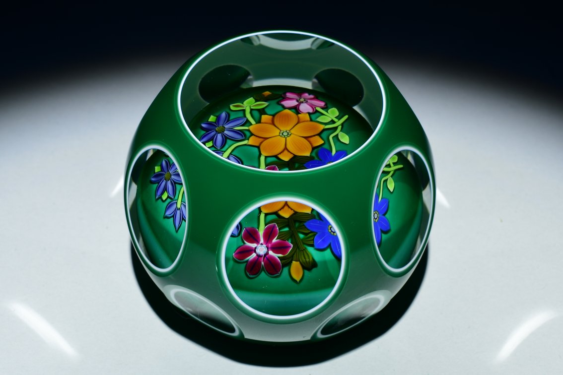 Perthshire Faceted Floral Motif Overlay 1996