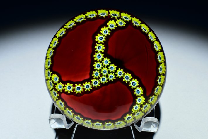 Perthshire Triskelion Pattern Millefiori 1979