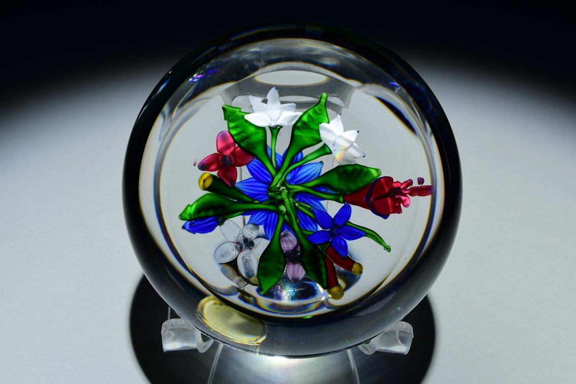 St. Louis Floral Lampwork Motif 1981