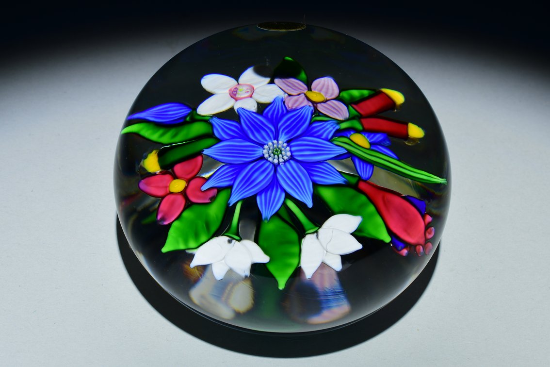 St. Louis Floral Lampwork Motif 1981