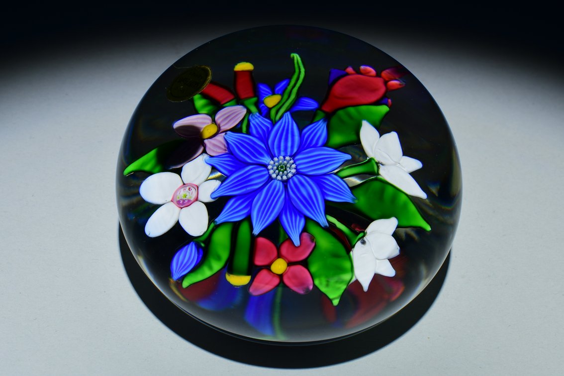St. Louis Floral Lampwork Motif 1981