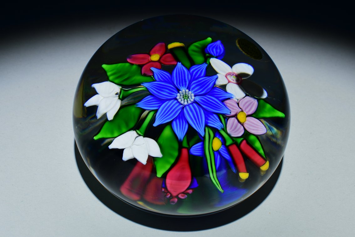 St. Louis Floral Lampwork Motif 1981