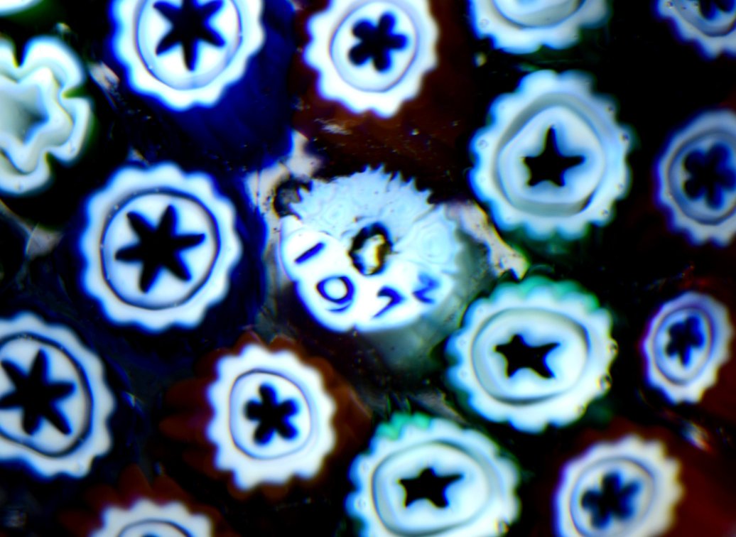 Whitefriars Faceted Concentric Millefiori 1972