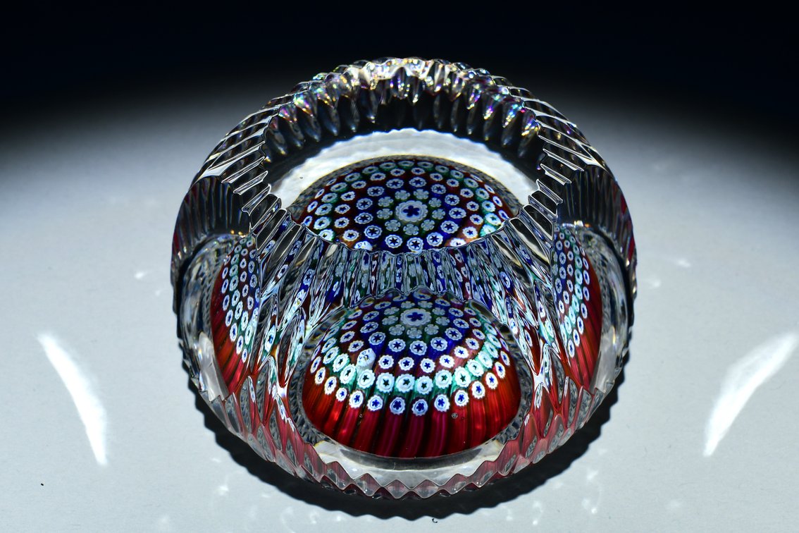 Whitefriars Faceted Concentric Millefiori 1972