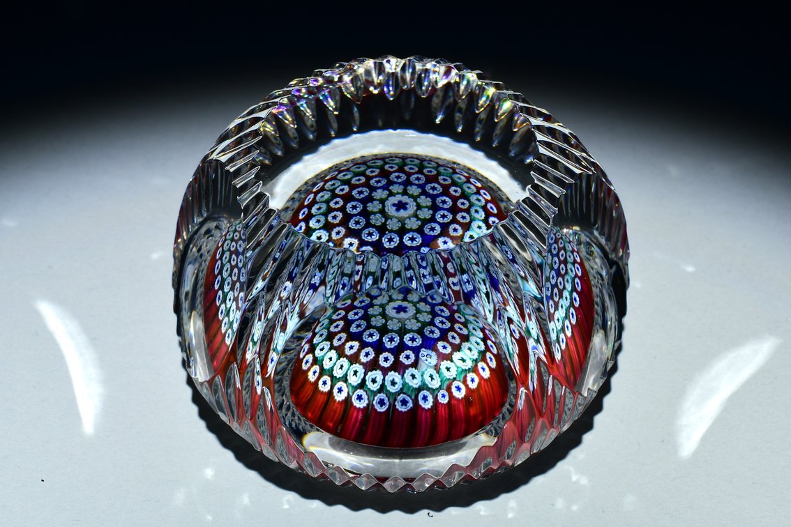 Whitefriars Faceted Concentric Millefiori 1972