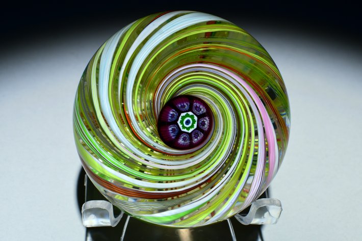 Perthshire Millefiori Spiral Filigree