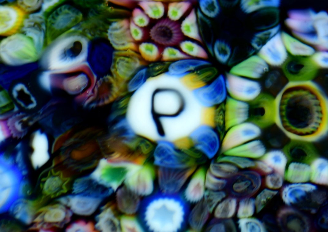 Perthshire Millefiori Mushroom Tuft 1986