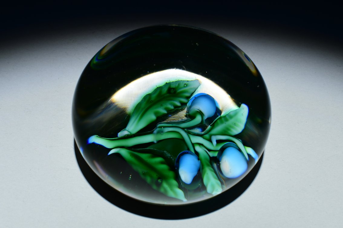 Lampwork Berry Spray Motif
