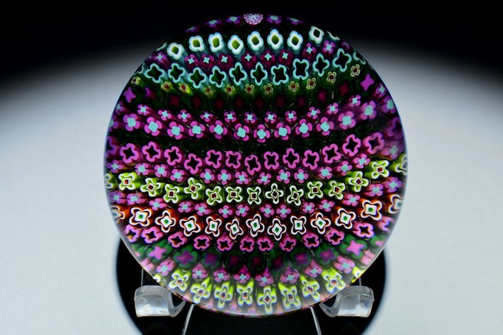 St. Louis Horizontal Millefiori Rows 1975