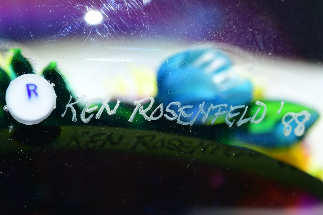 Ken Rosenfeld Floral Lampwork Bouquet 1988