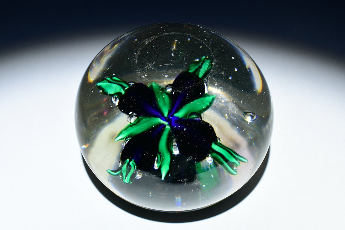 Purple Turnip Lampwork Motif