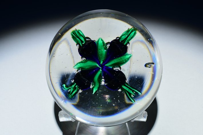 Purple Turnip Lampwork Motif
