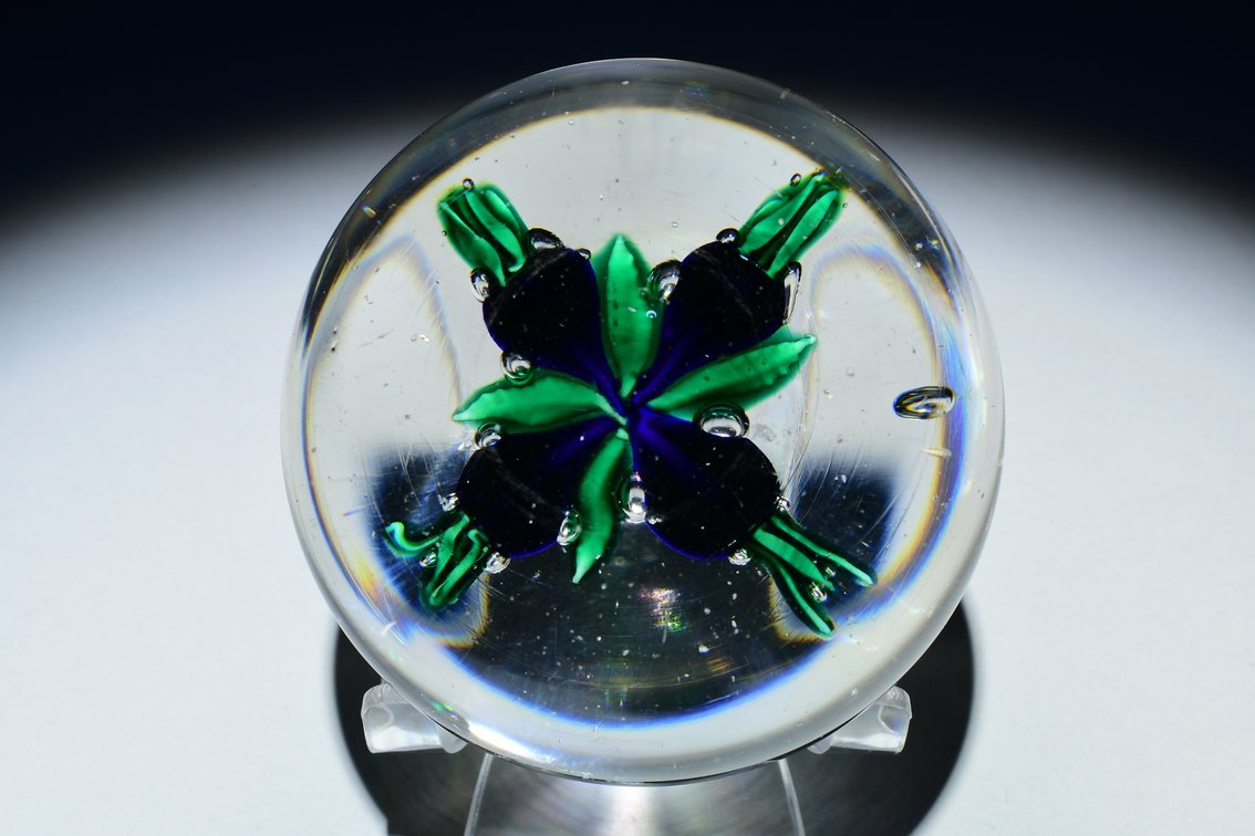Purple Turnip Lampwork Motif