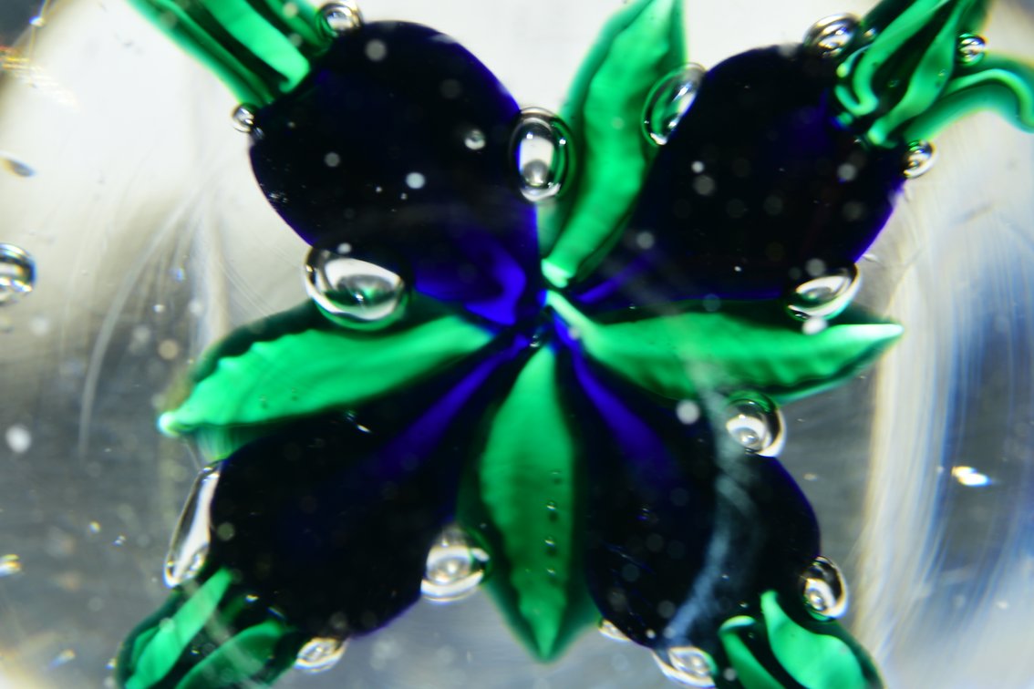 Purple Turnip Lampwork Motif