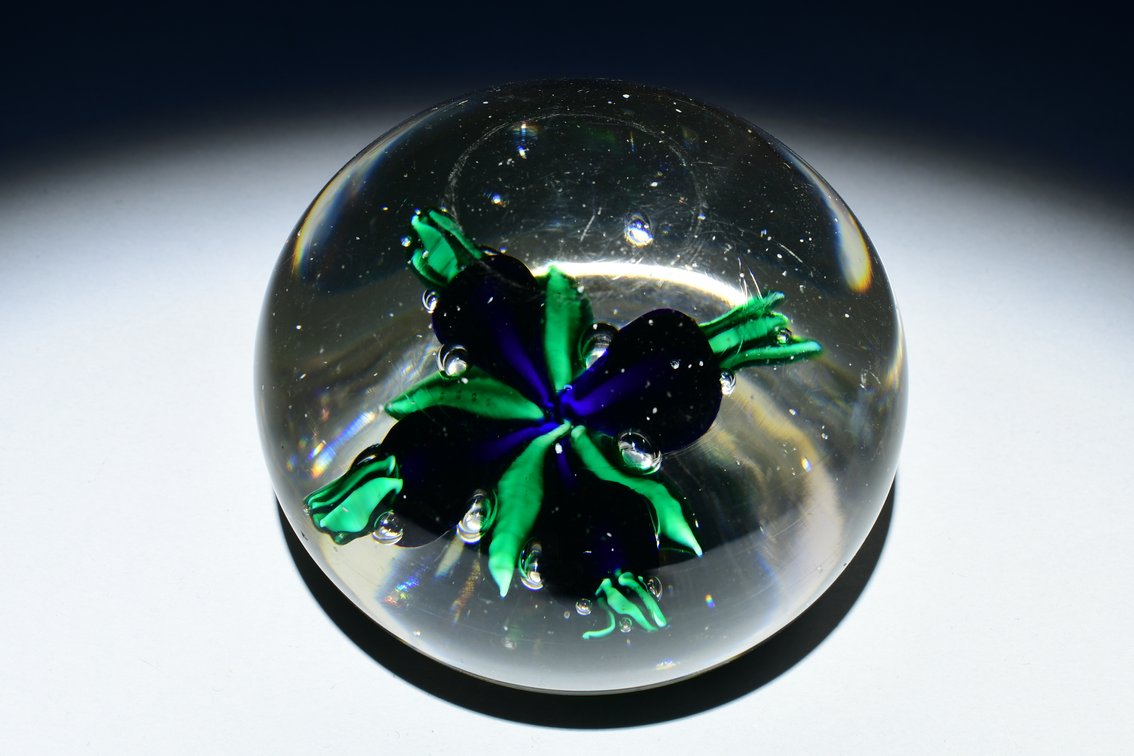 Purple Turnip Lampwork Motif