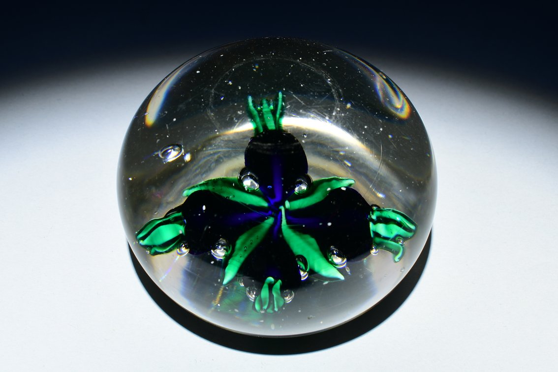 Purple Turnip Lampwork Motif