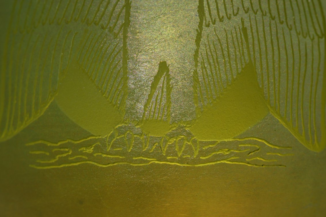 Vandermark/Merritt Etched Golden Eagle 1982