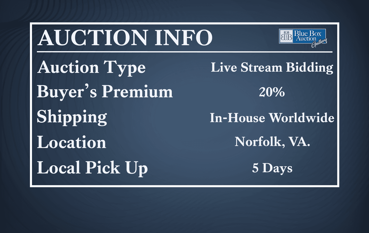 Auction Info and Important Information