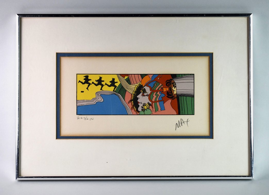 Peter Max Break Through 1973 Pop Art, photo 2 of 8