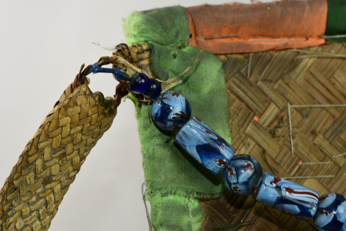 Dayak Beaded Baby Carrier From Borneo, photo 13 of 22