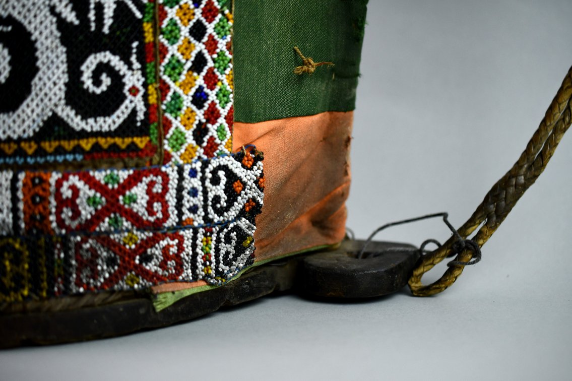 Dayak Beaded Baby Carrier From Borneo, photo 8 of 22