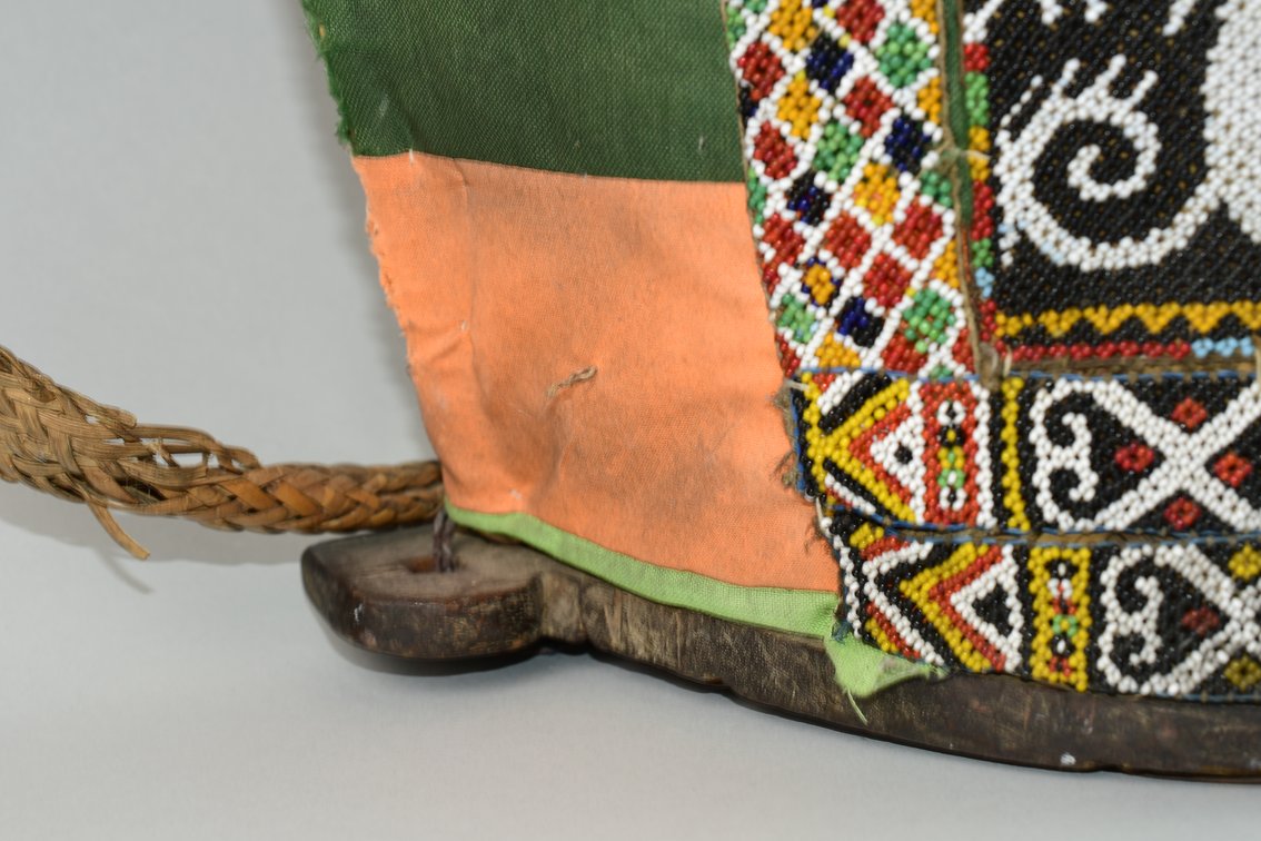 Dayak Beaded Baby Carrier From Borneo, photo 7 of 22