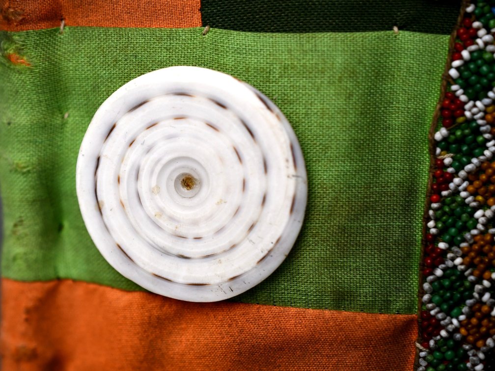 Dayak Beaded Baby Carrier From Borneo, photo 4 of 22