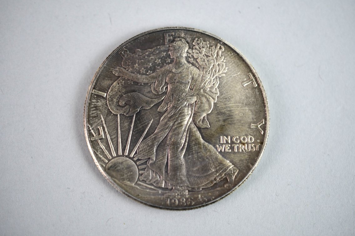 1986 American Silver Eagle Coins, photo 4 of 11