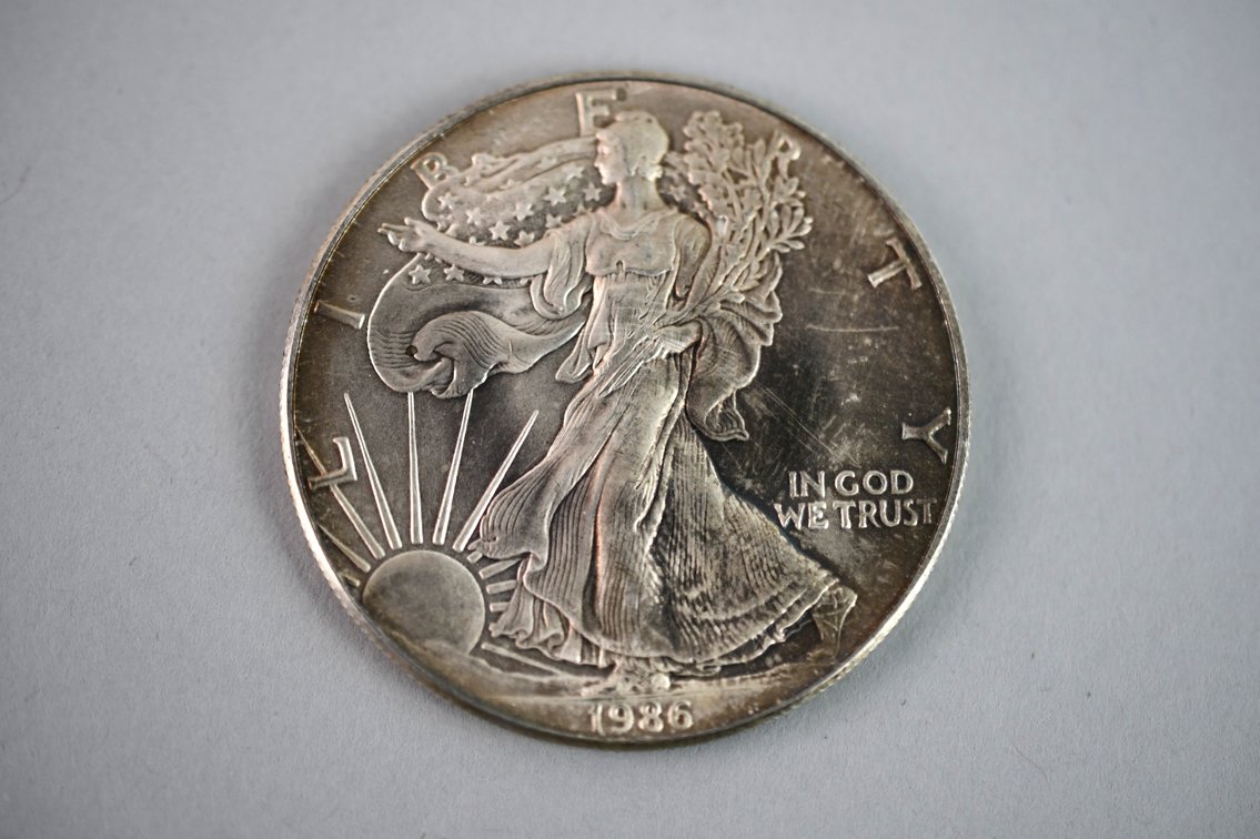 1986 American Silver Eagle Coins, photo 2 of 11
