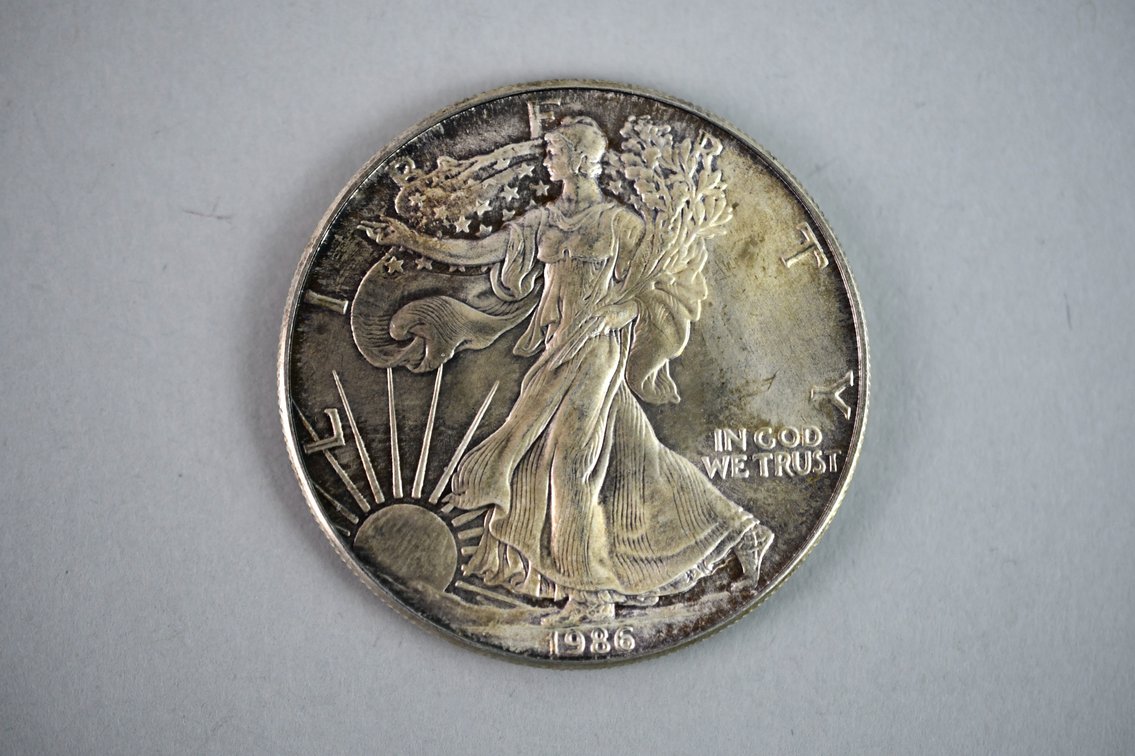 1986 American Silver Eagle Coins, photo 8 of 11