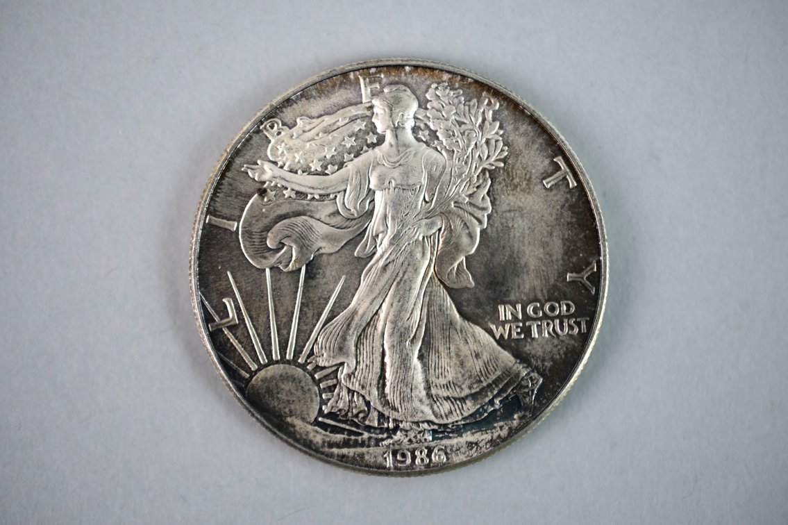 1986 American Silver Eagle Coins, photo 10 of 11