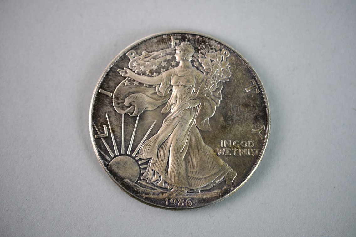 1986 American Silver Eagle Coins, photo 6 of 11