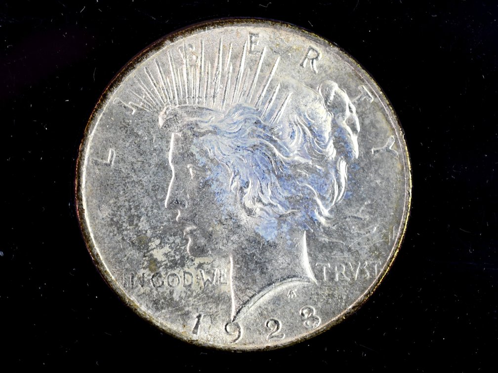 1923 United States Peace Silver Dollars, photo 7 of 10