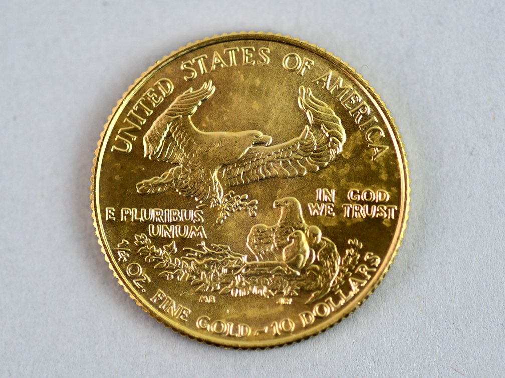 1986 1/4 Oz American Gold Eagle BU Coin, photo 2 of 2